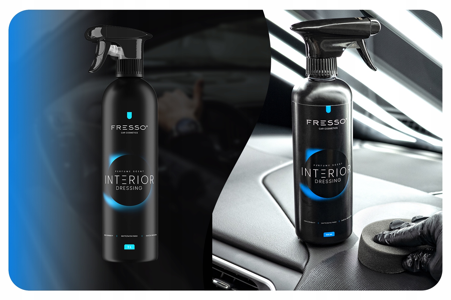 do PLASTIKÓW gumy FRESSO Interior Dressing 1L Stan opakowania oryginalne