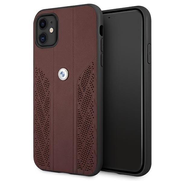Etui Bmw BMHCN61RSPPR iPhone 11 Xr 6,1" czerwony/red hardcase Leathe