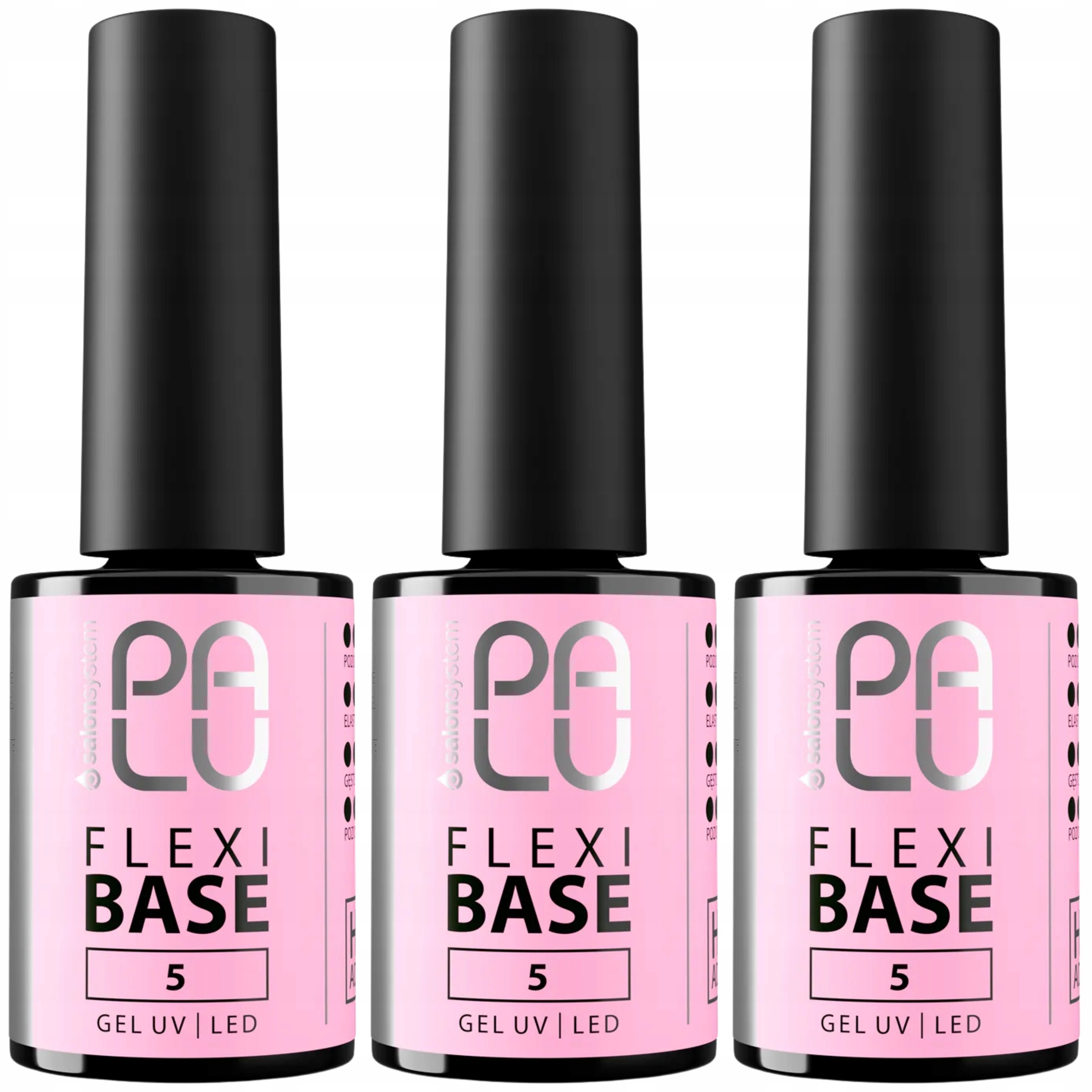 3 x Palu Flexi Base Hybridní báze 11 ml Vysoká přilnavost Bez kyselin