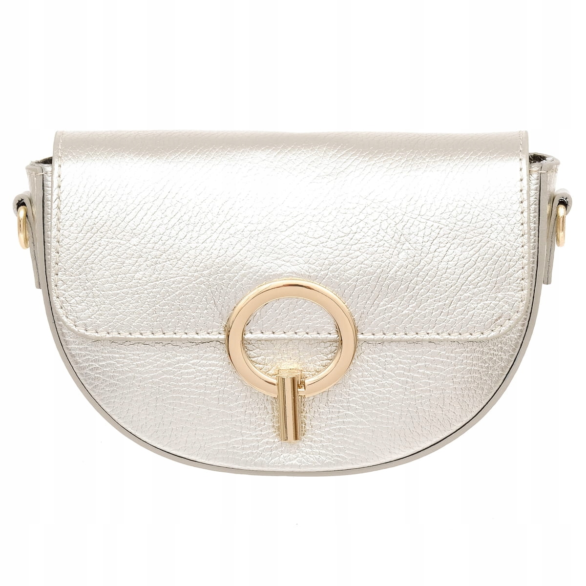 Dámská kožená kabelka Vezze Gusto Zlatá