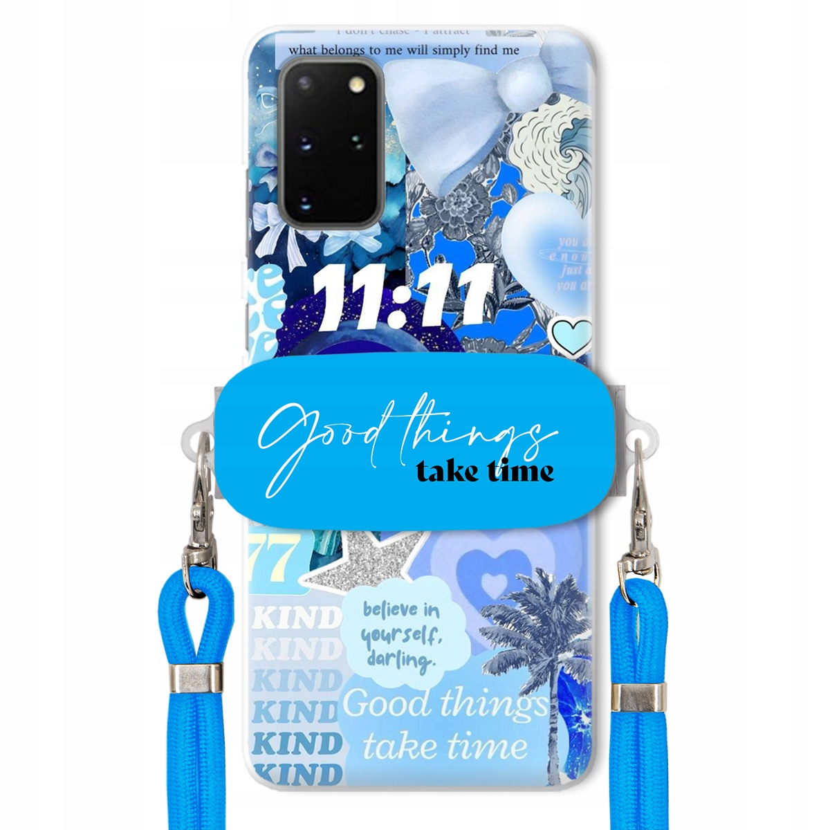 Puzdro pre Samsung S20 Plus Držiak na vodítko Crossbody Good Things Take Time