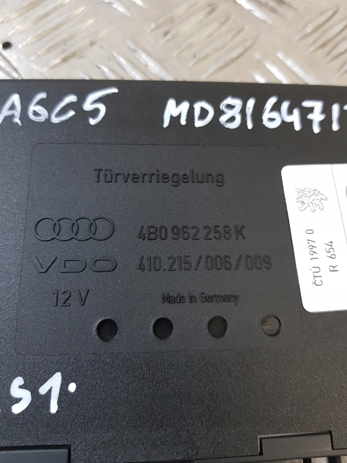 Unité commande confort 4B0962258K AUDI A6 C5 02R
