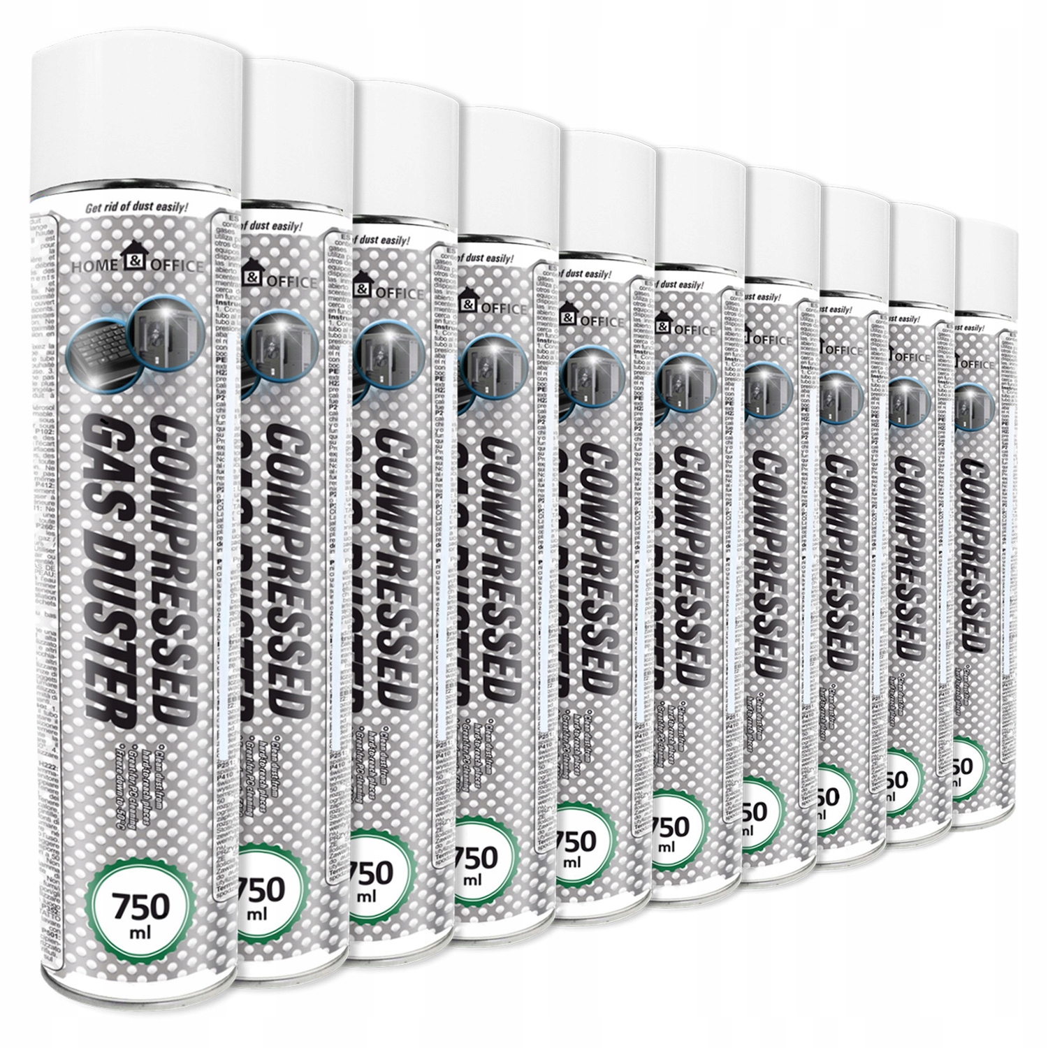 10 x Aabcooling Stlačený Vzduch 750 ml TRUBKA-15 cm Čištění Údržba