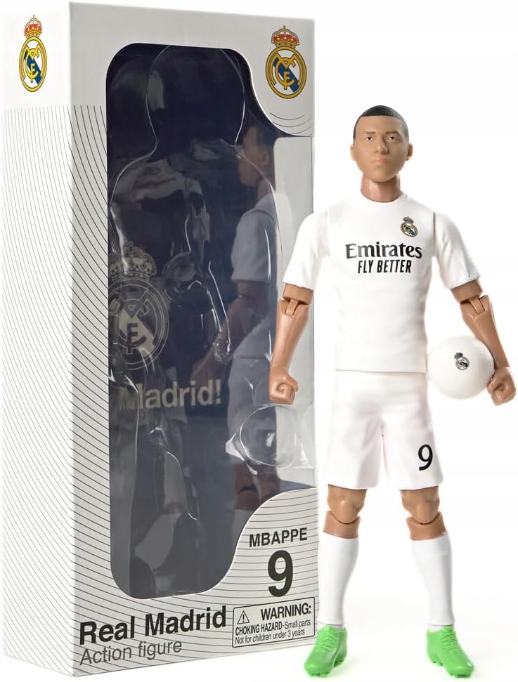 Figurka kolekcjonerska 20cm Mbappe Real Madryt oficjalna kolekcja 297