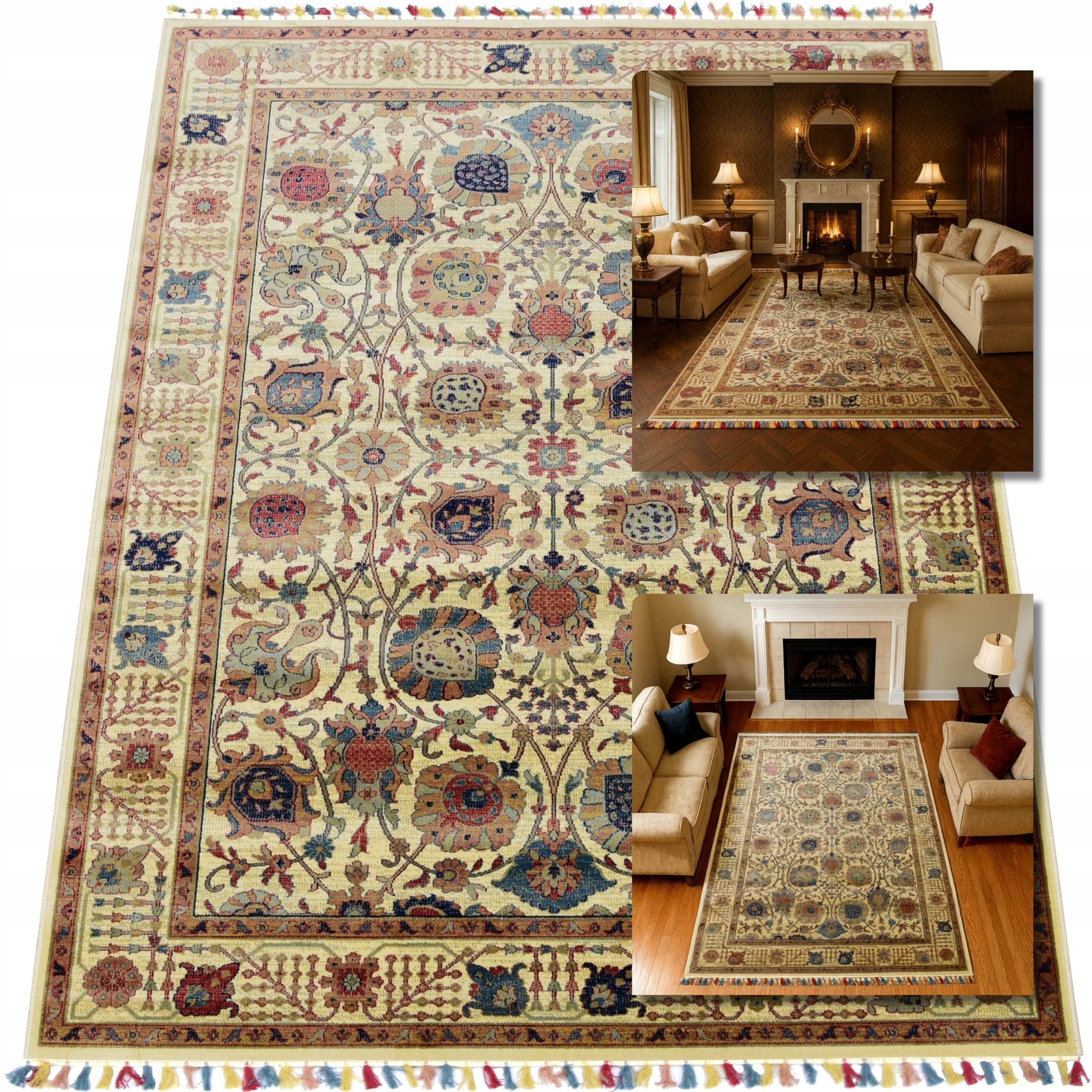 Koberec Barevné Vintage Koberce Do Obývacího Pokoje Retro 140x200