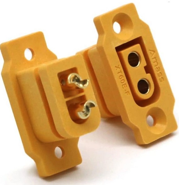 Gniazdo XT60E-F przykręcane Konektor wysoko-prądowy Ammas