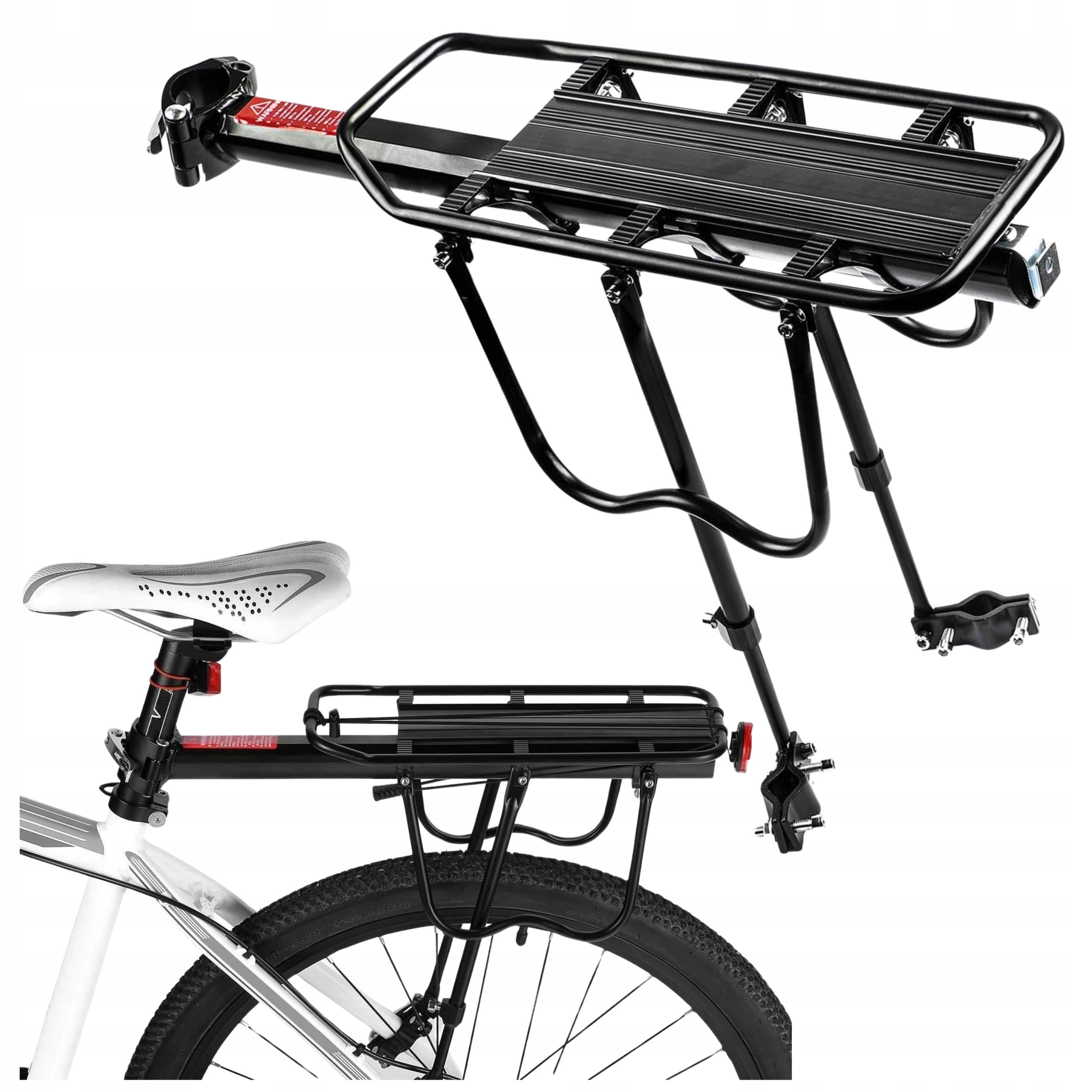 Nosič jízdních kol na kolo do 50 kg hliníkový, zadní, nastavitelný, odolný