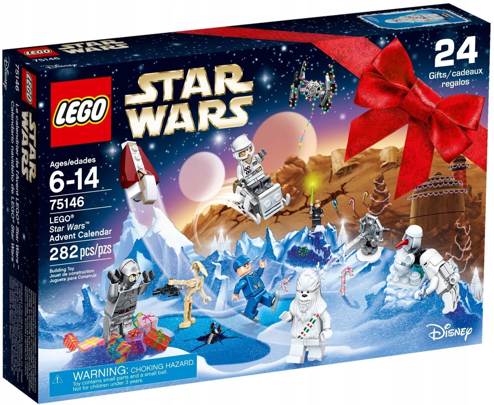 ### Lego Star Wars 75146 Adventní kalendář Snow Chewbacca