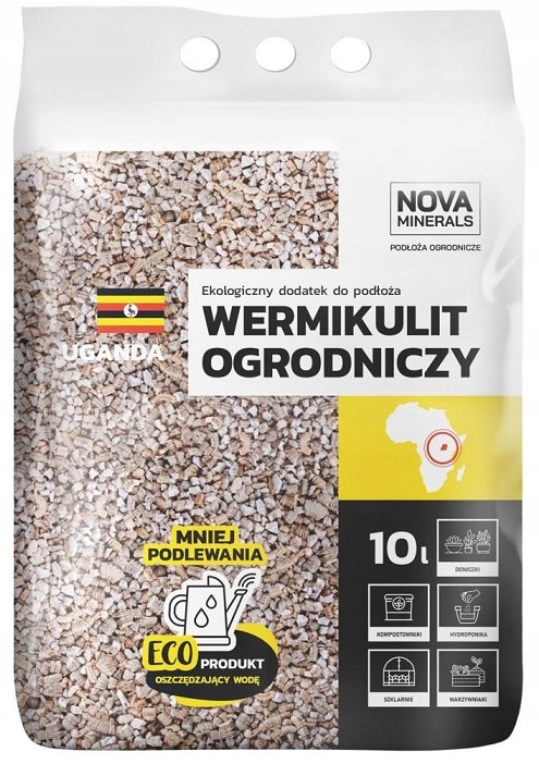 

Wermikulit utrzymuje wilgoć dodatek do podłoża 10l