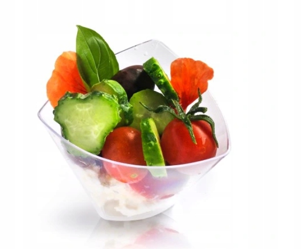 PUCHAREK DO DESERÓW DO LODÓW KUBECZEK PLASTIKOWY TRIANGLE 120 ml 10 szt Marka Naturalne aromaty