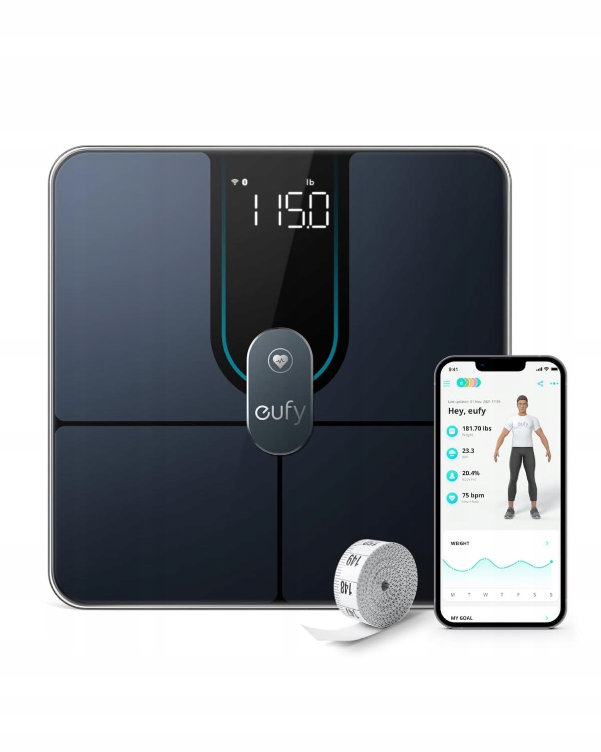 Inteligentná digitálna váha Eufy P2 Pro