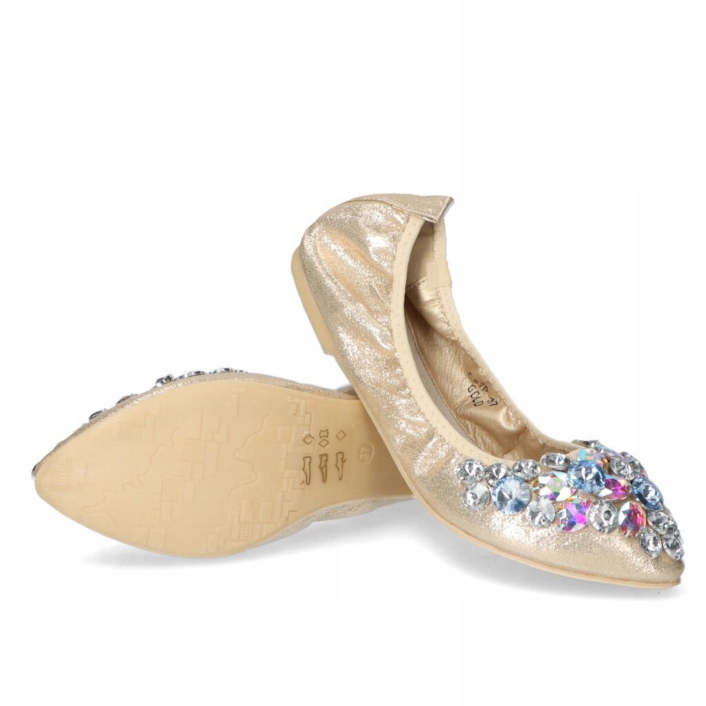 Seastar Baleriny Złote r. 39 C87P Balerinki Cena