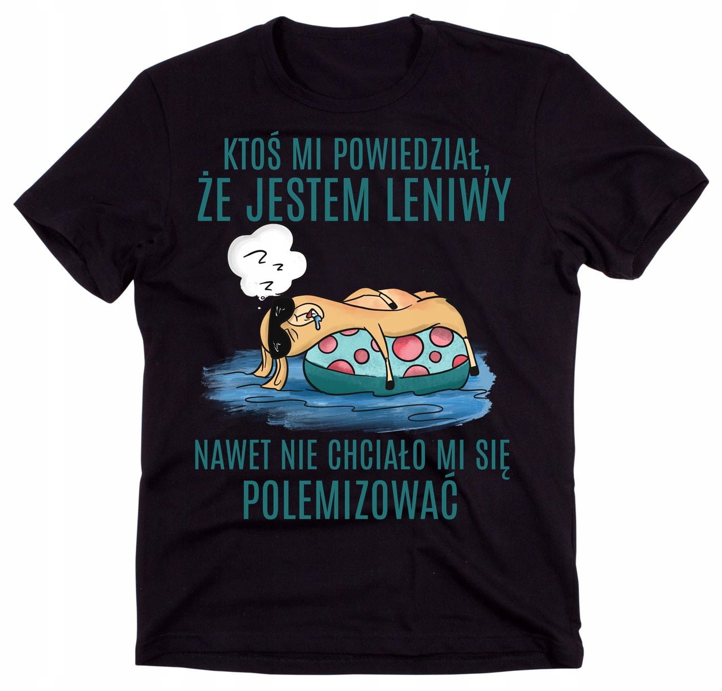 

Koszulka t-shirt dla leniwego faceta roz L