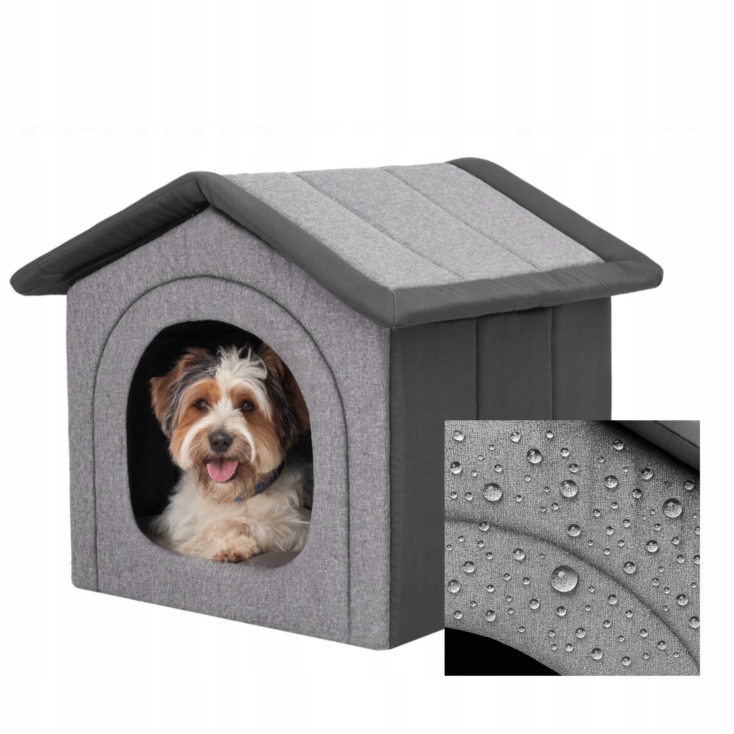 Bouda pro psa – Domeček pro psa z materiálu Teplá bouda Voděodolná 60 x 70 cm