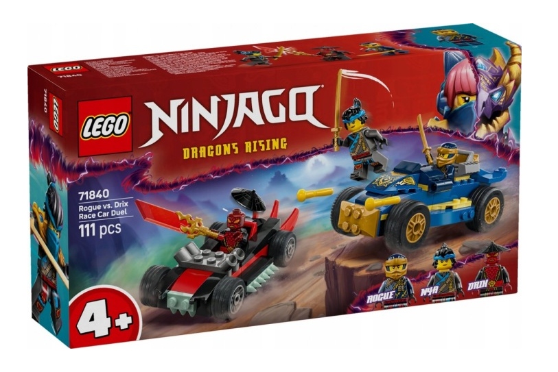 Lego 71840 Ninjago Závodní Souboj Rogue Versus Drix