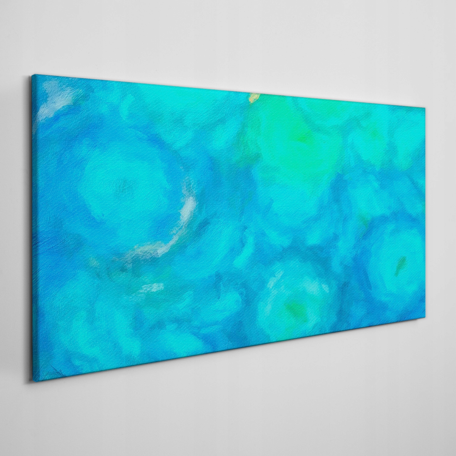 

Obraz na płótnie Niebieska abstrakcja 140x70 cm
