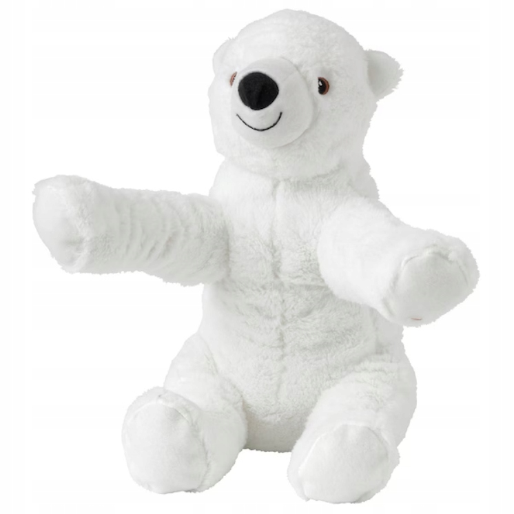 PLUSZAK IKEA SNUTTIG BIAŁY MIŚ POLARNY 29 cm IKEA EAN (GTIN) 5905515364010