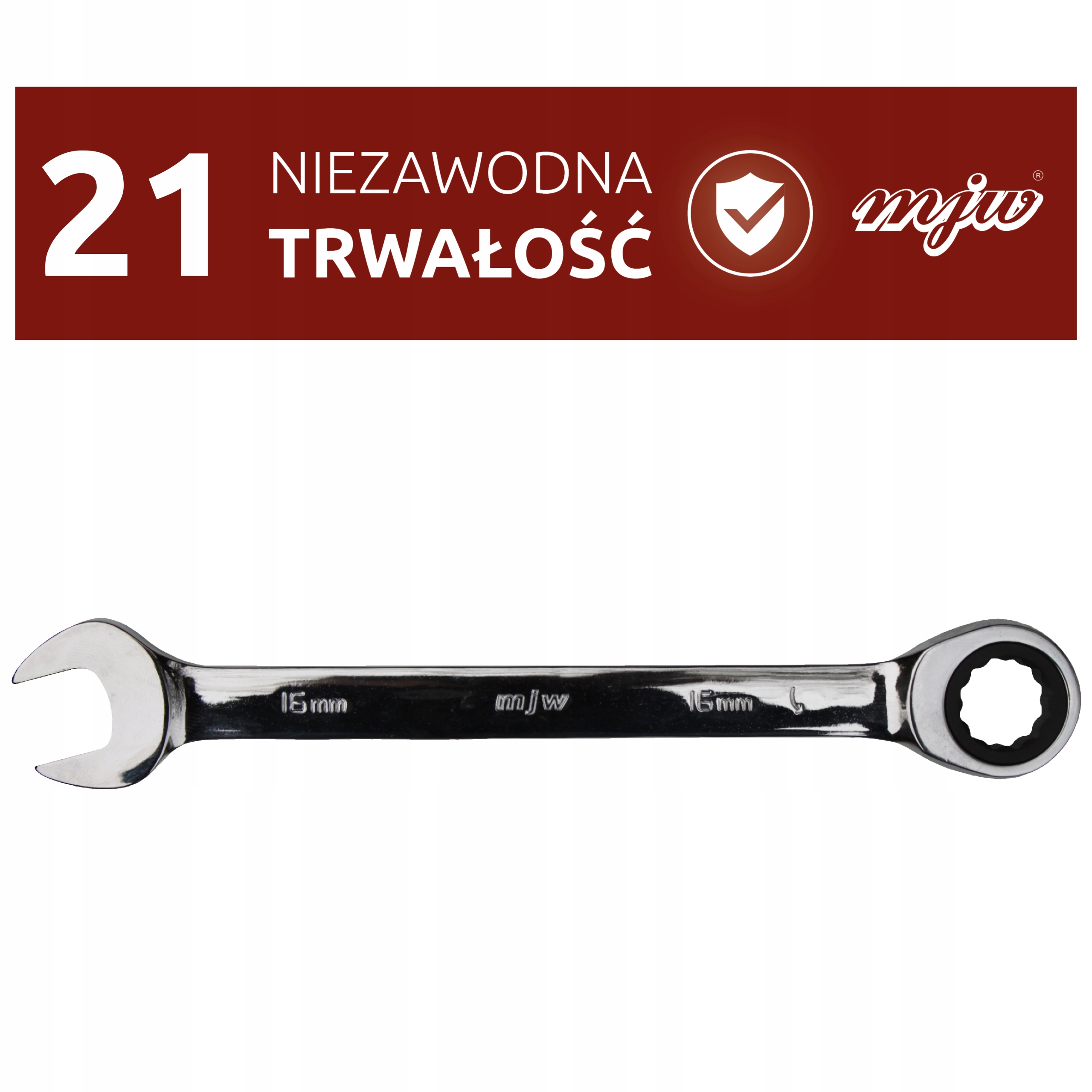 

Klucz płasko grzechotkowy 21 Mjw