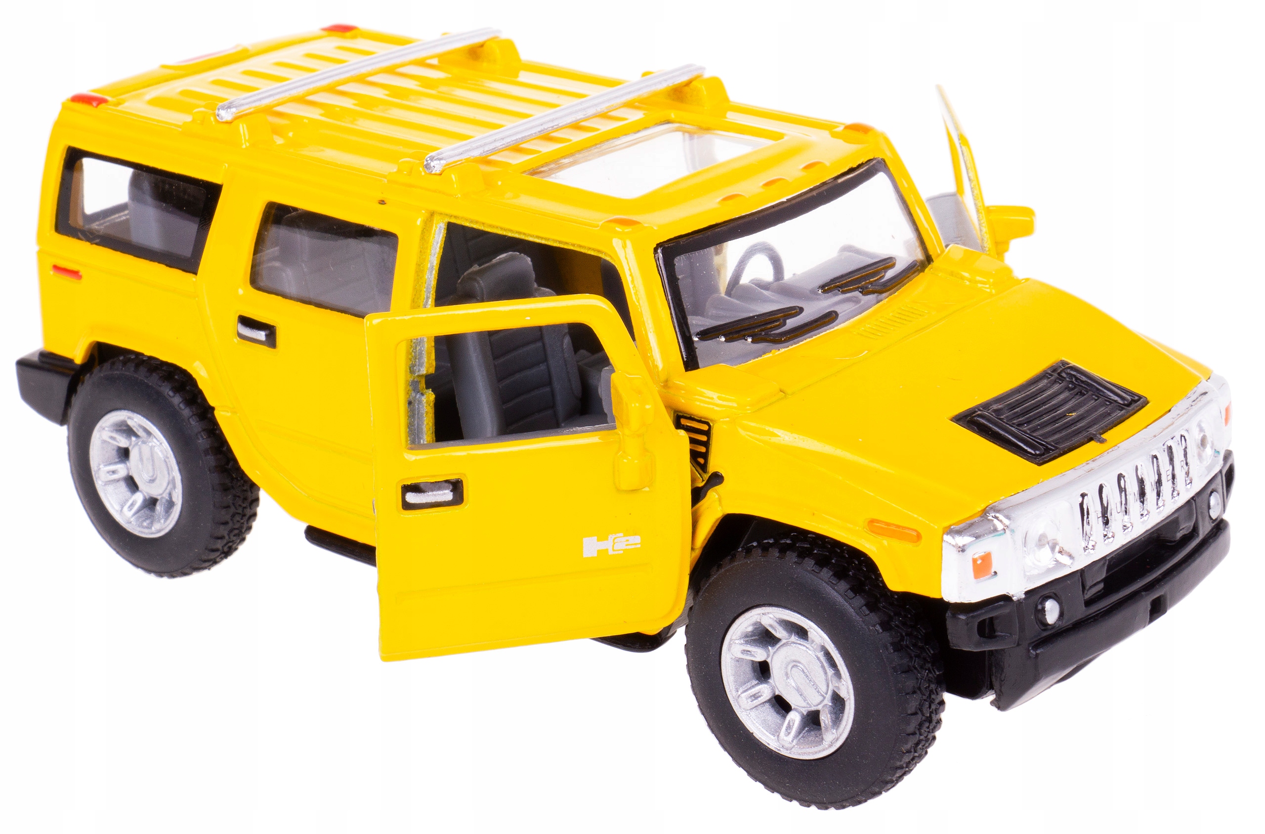 

'08 Hummer H2 Suv Kinsmart Model Metalowy 1:40 Żół