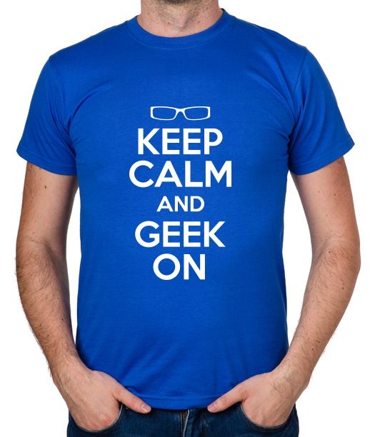 

koszulka Keep Calm And Geek On prezent