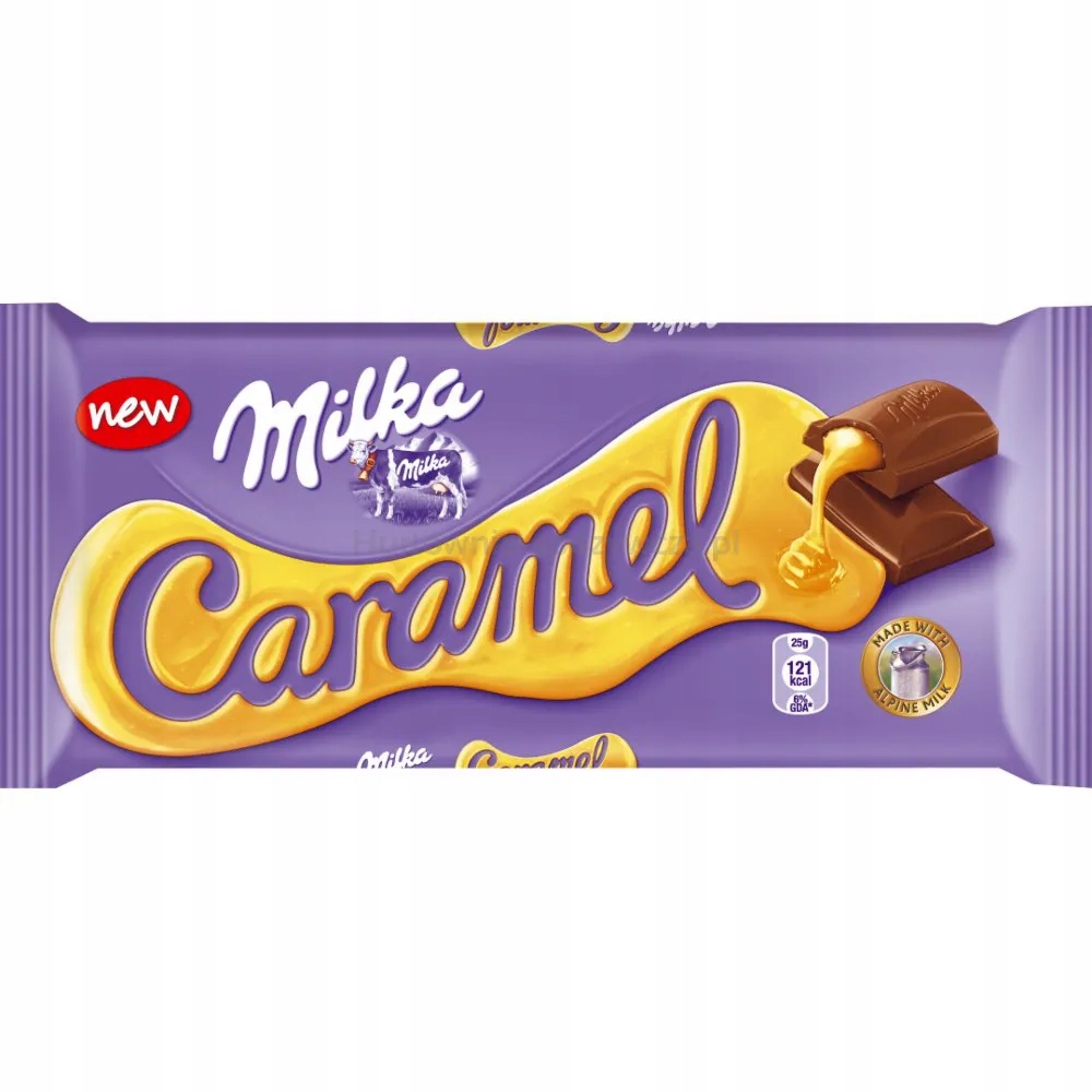 Levně Milka Čokoláda Caramel 100 G
