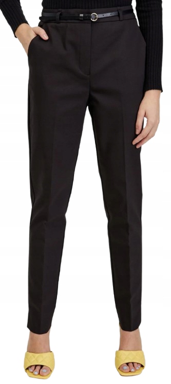 Orsay Spodnie damskie cygaretki czarne r.38