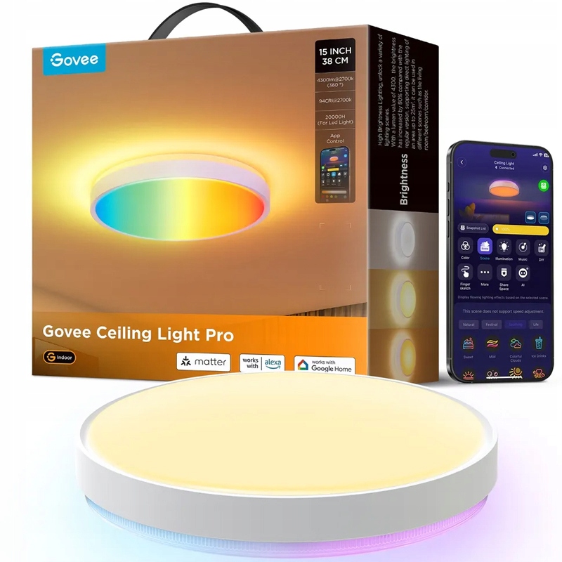 Lampa sufitowa Led Govee Round Smart Ceiling Light (Inteligentne okrągłe