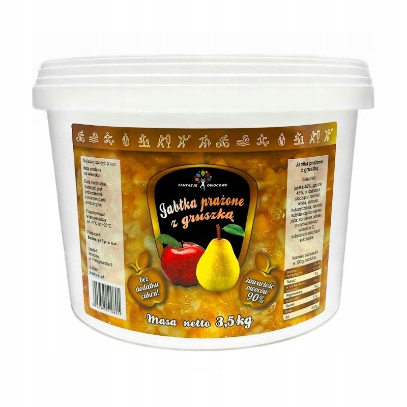 Levně Pražená jablka s hruškou Bez Přidaného Cukru 3,5 kg