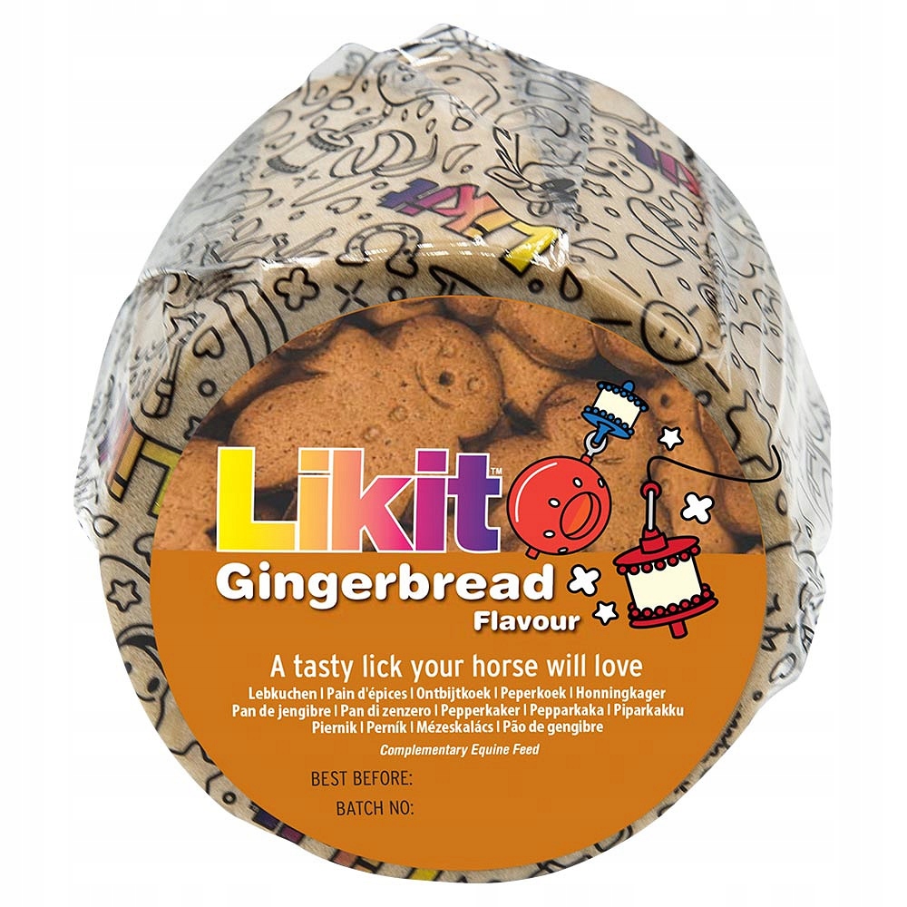 Likit Gingerbread lizawka świąteczna dla koni horse 625 g smak