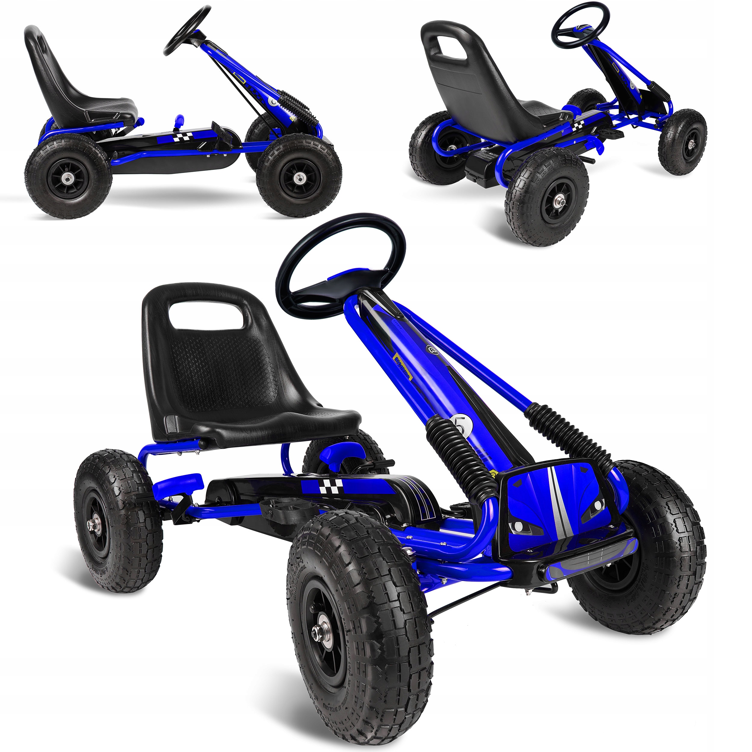 

Gokart Na Pedały Dla Dzieci Pompowane Koła Solidny