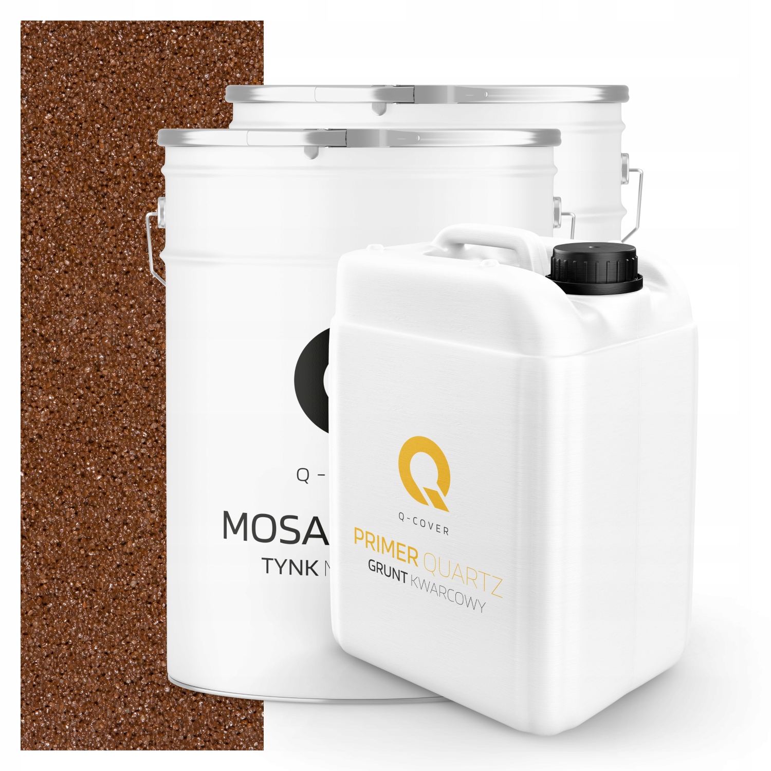 Mozaiková Omítka Hnědá M93 Pryskyřičná Ozdobná Vnější 2x 25 Kg Půda 13 m2