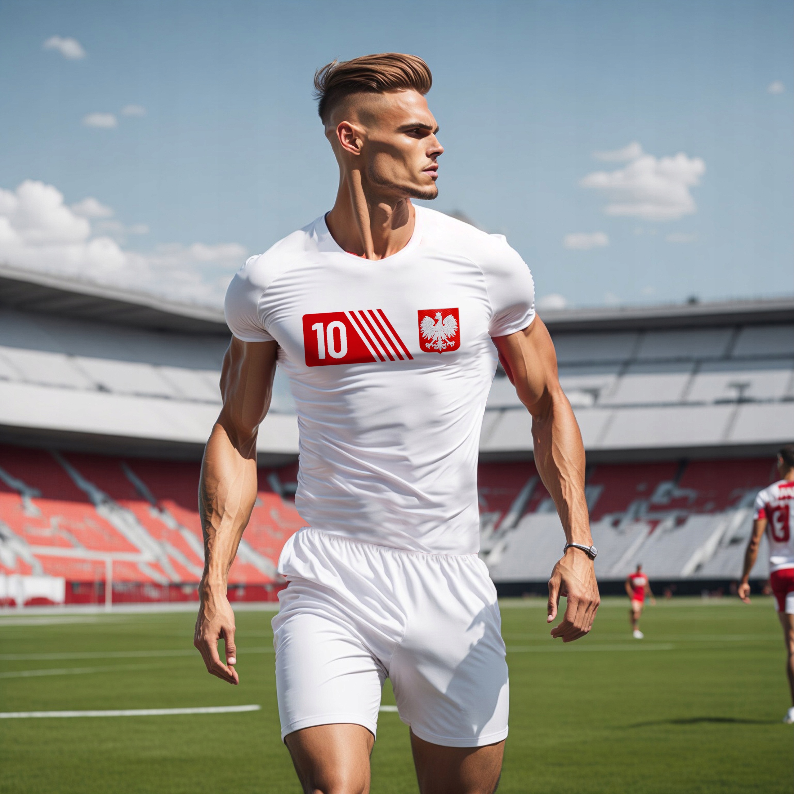 Polska Koszulka Piłkarska z Własnym Nadrukiem Rozmiar XXL