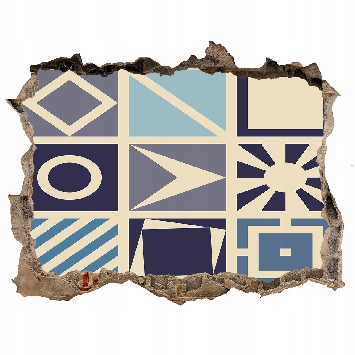 

Fotoobraz dziura na ścianę Geometryczne tło 120x81