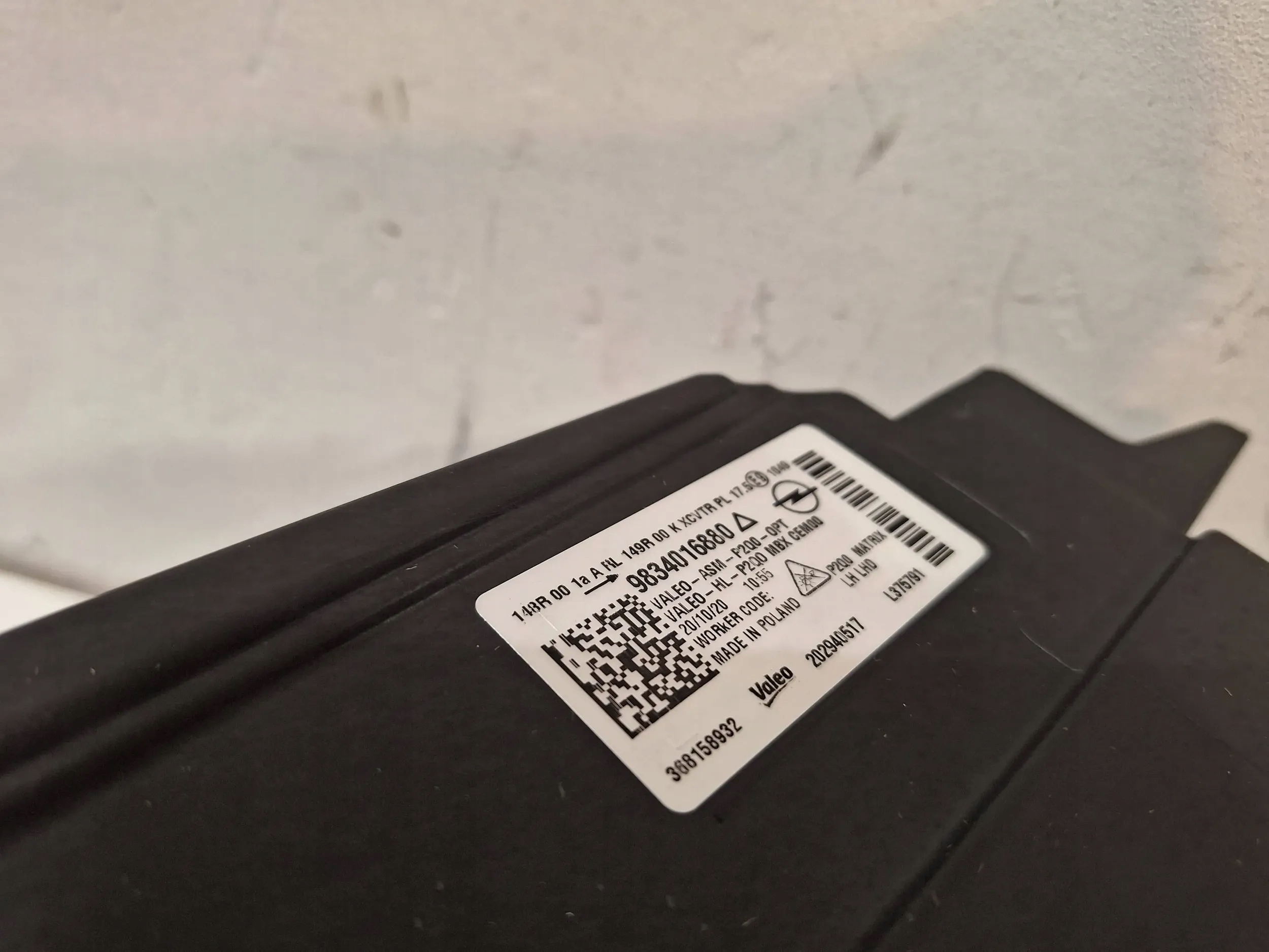 light front left new FULL LED 9834016880 OPEL MOKKA B INTELLILUX 20