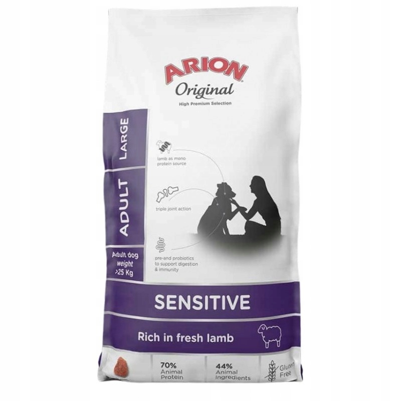 Levně Arion Original Sensitive Adult Large – Krmivo pro psy velkých plemen, 12 kg