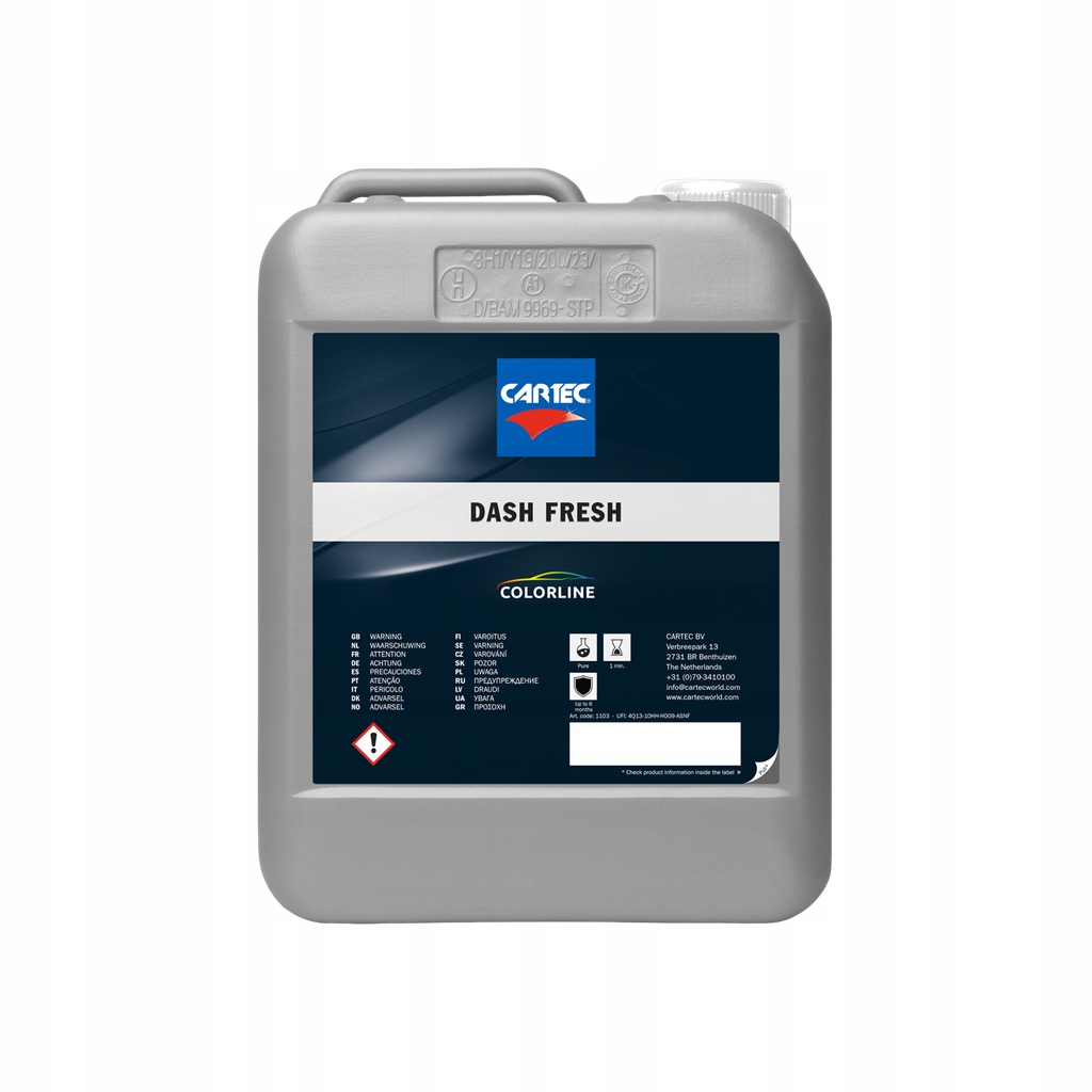 Cartec Dash Fresh 5L – Čistiaci prostriedok na plasty