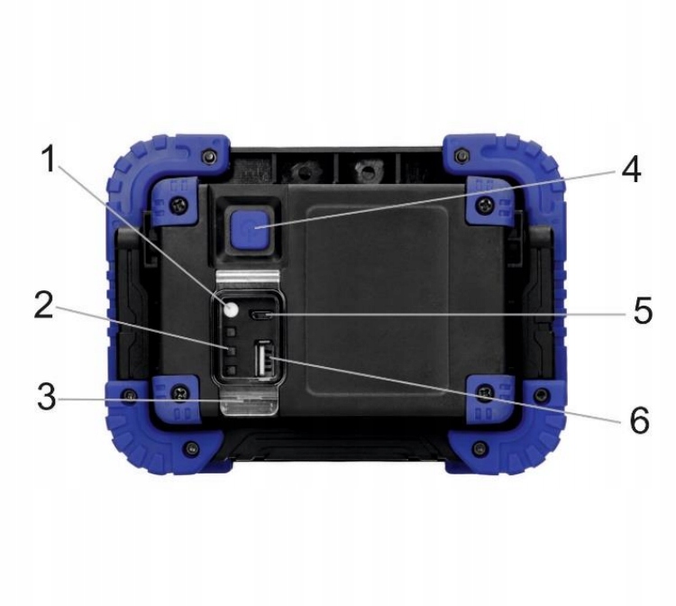 HALOGEN LAMPA ROBOCZA LED 20W AKUMULATOR 4400 mAh Temperatura barwowa 4000 K
