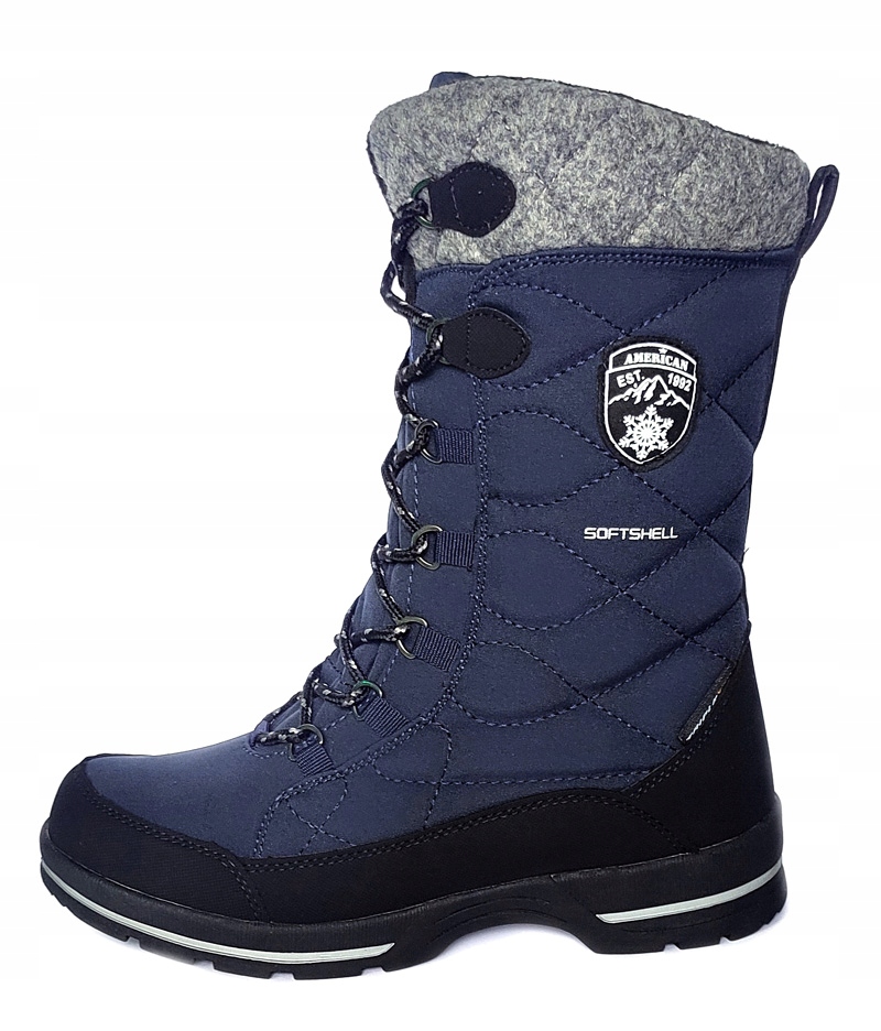 American Club dámské sněhule kozačky modré SN10/23 velikost 39