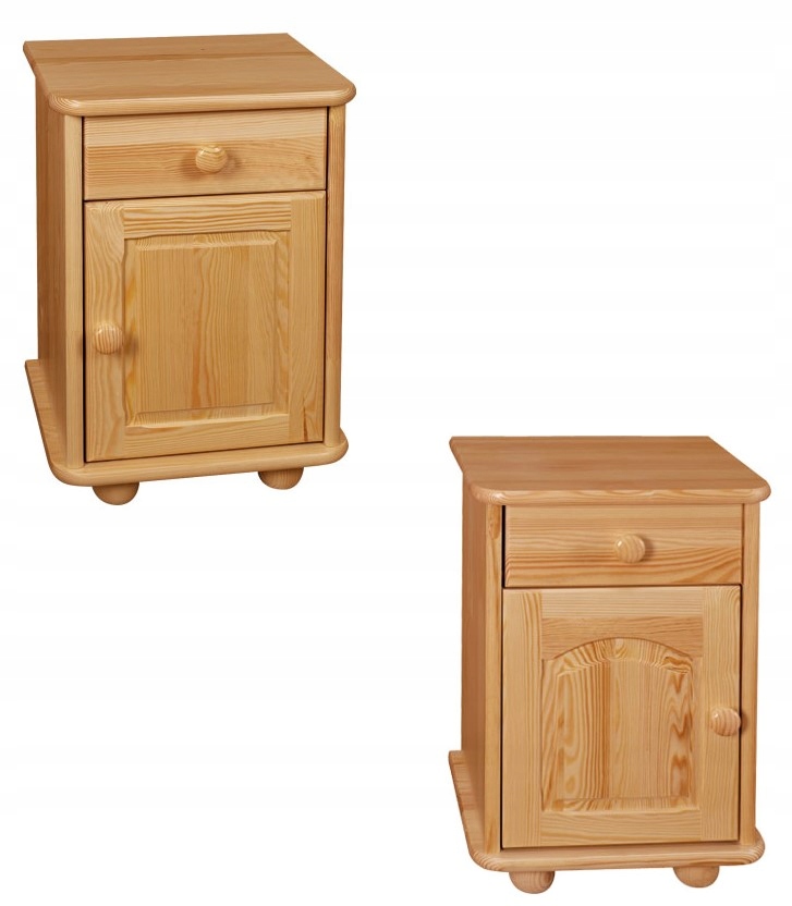 SZAFKA NOCNA DREWNIANA SOSNOWA PRODUCENT MEBLI SYPIALNIA POKÓJ SALON
