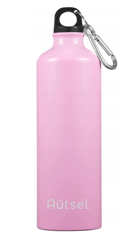 Aluminiowa Lekka butelka na wodę Autsel 500 ml rózowa