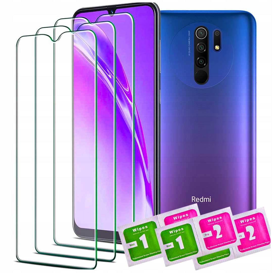 

3x Szkło Hartowane Ochronne do Redmi 9