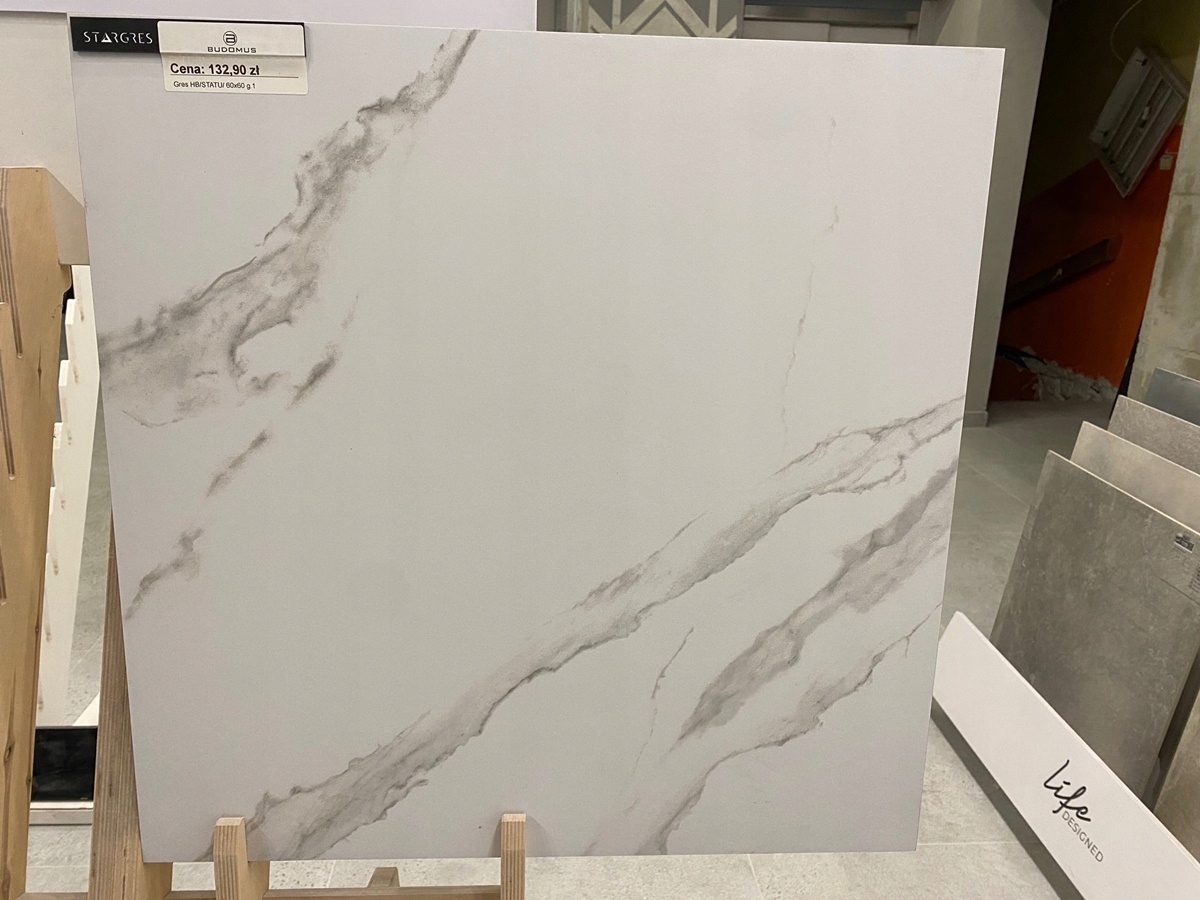 Płytka 60x60 Calacatta Marmur statuario stargres