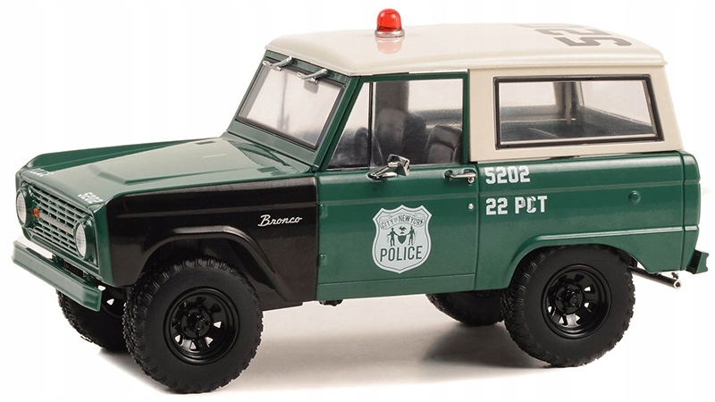 Greenlight Ford Bronco Policejní oddělení New Yorku (nypd) 1967 1:24