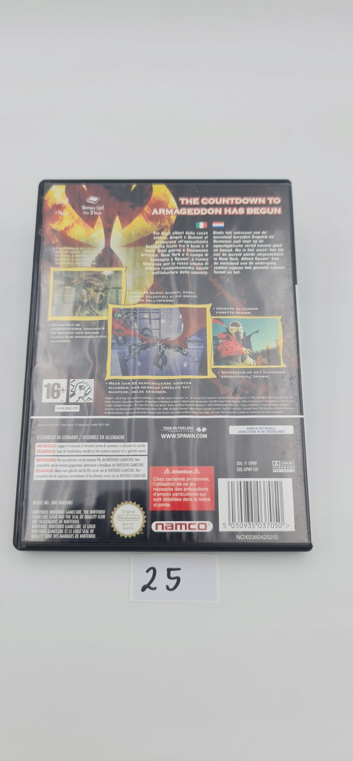 NINTENDO GAMECUBE SPAWN ARMAGEDDON Producent Nintendo