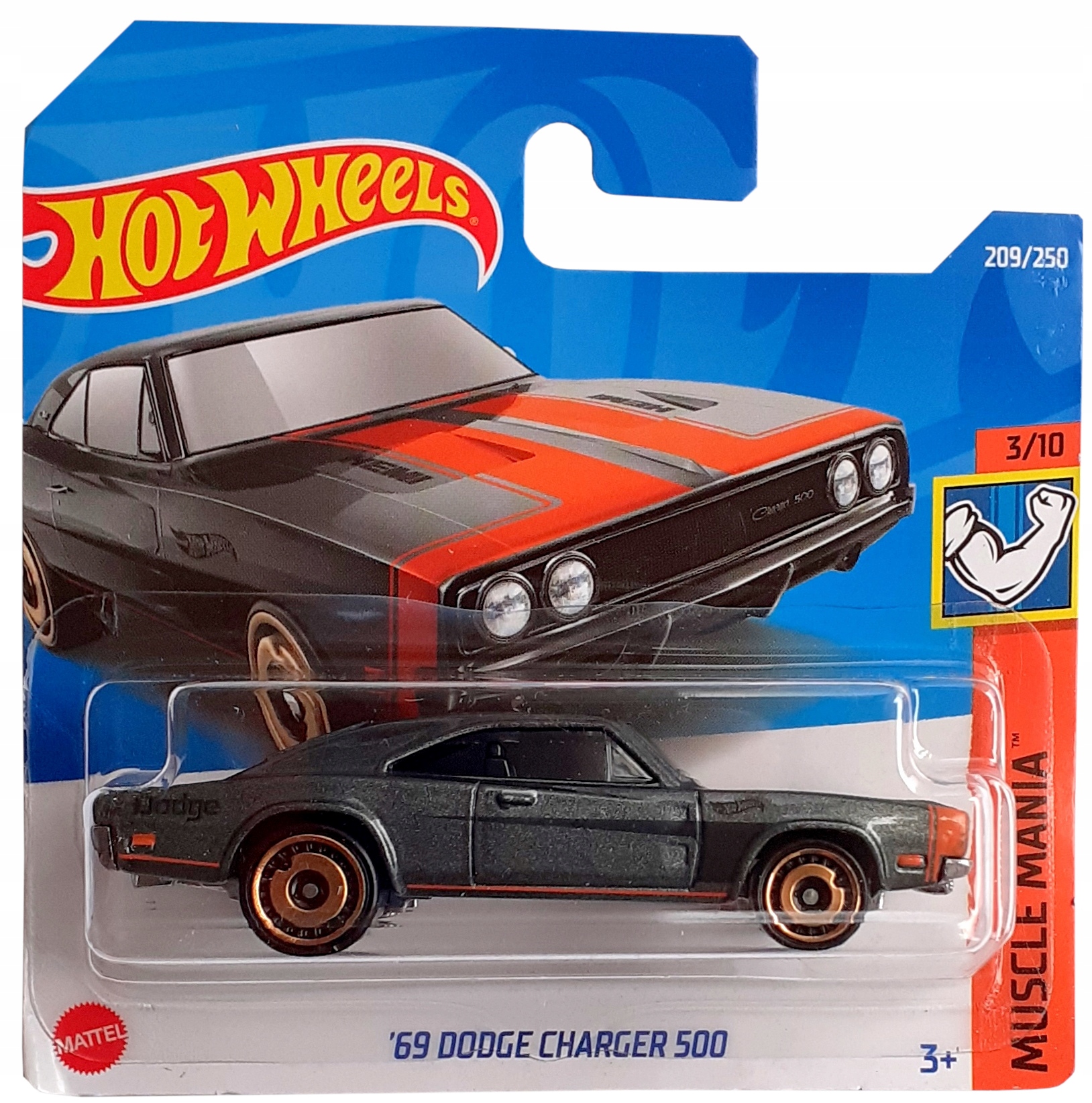 

Hot Wheels '69 Dodge Charger 500 Muscle Mania 3/10