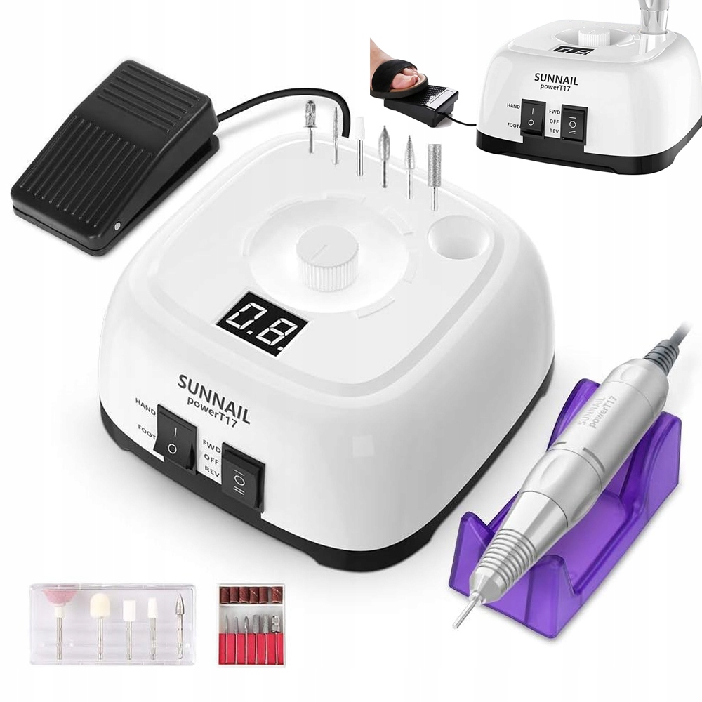 Bruska Manikúra Pedikúra 25W Profesionální Silná Frézy