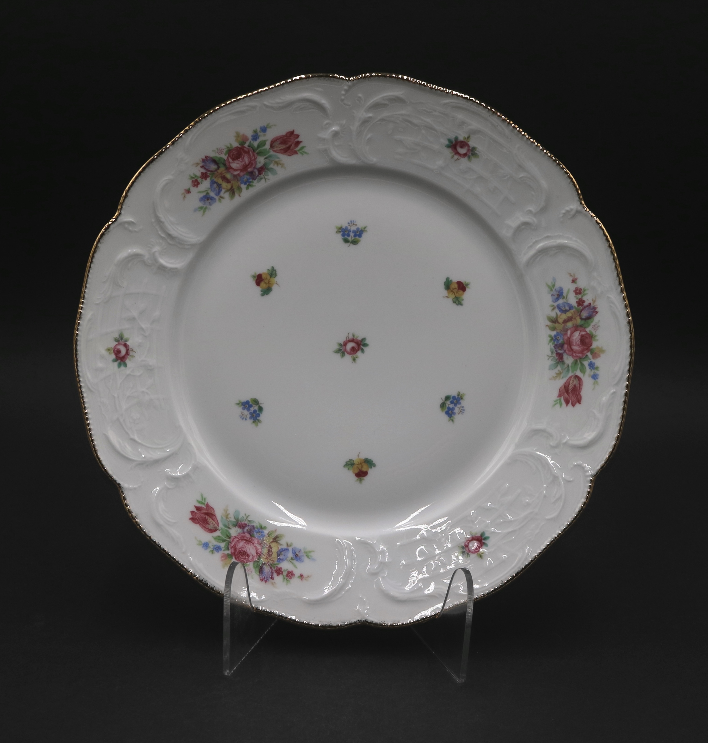 Talerz obiadowy płaski śr. 25,2 cm ROSENTHAL Sanssouci po 1957r.