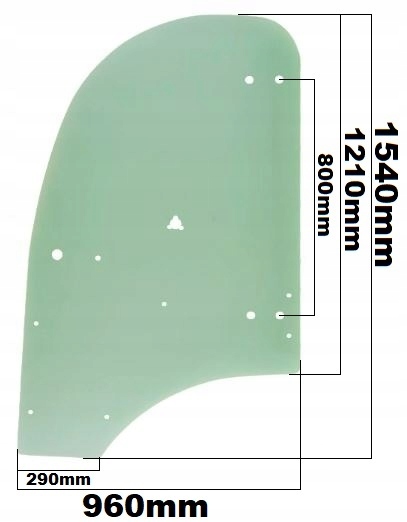 SZYBA BOCZNA LEWA PRAWA KRAMER 380 480 580 680 880