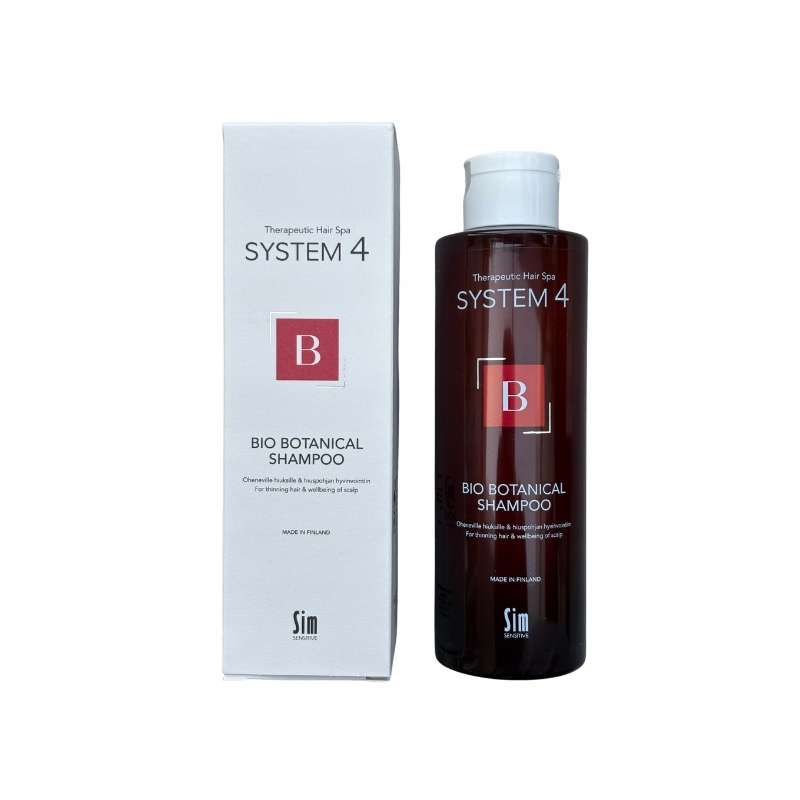 System 4 Bio Botanical Szampon Wypadanie Włosów Odżywienie Skóra 250ml