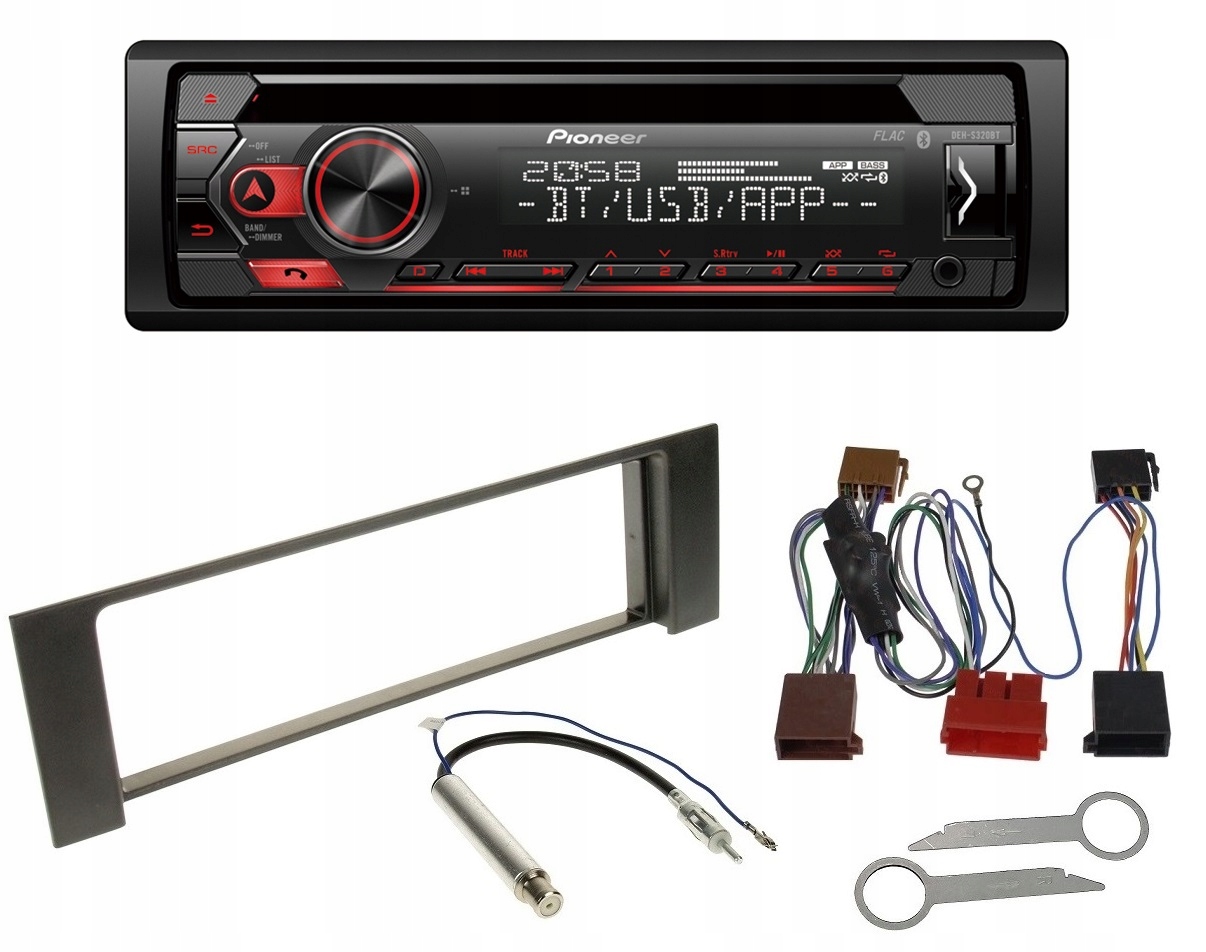 Bluetooth autorádio Pioneer DEH-S320BT Aux CD Usb Audi A4 B6